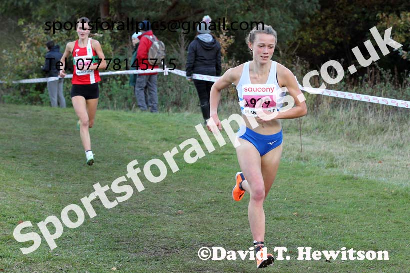 Senior womens 2021 National Cross Country Relays, Berry Hill Park, Mansfield. Photo: David T. Hewitson/Sports for All Pics